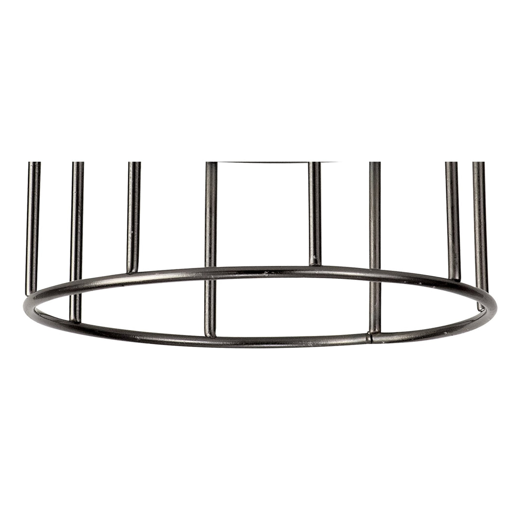 Nelson Lighting NL79749 Apollo Shade Black Chrome