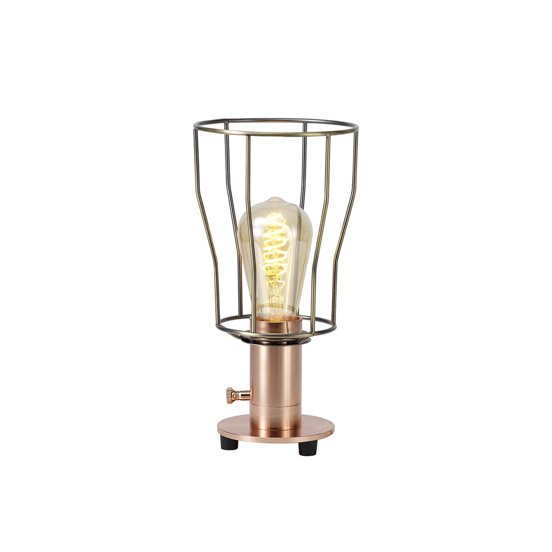 Nelson Lighting NL79789 Apollo Shade Antique Brass