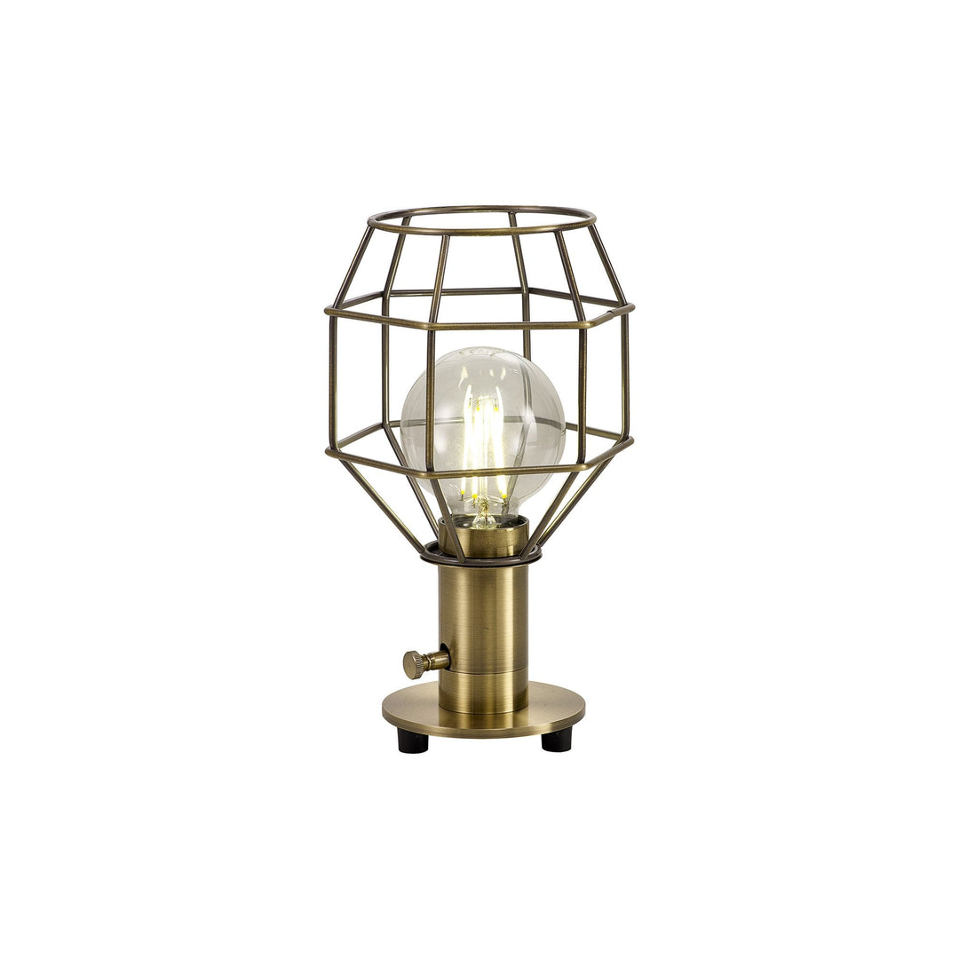 Nelson Lighting NL79879 Apollo Shade Antique Brass