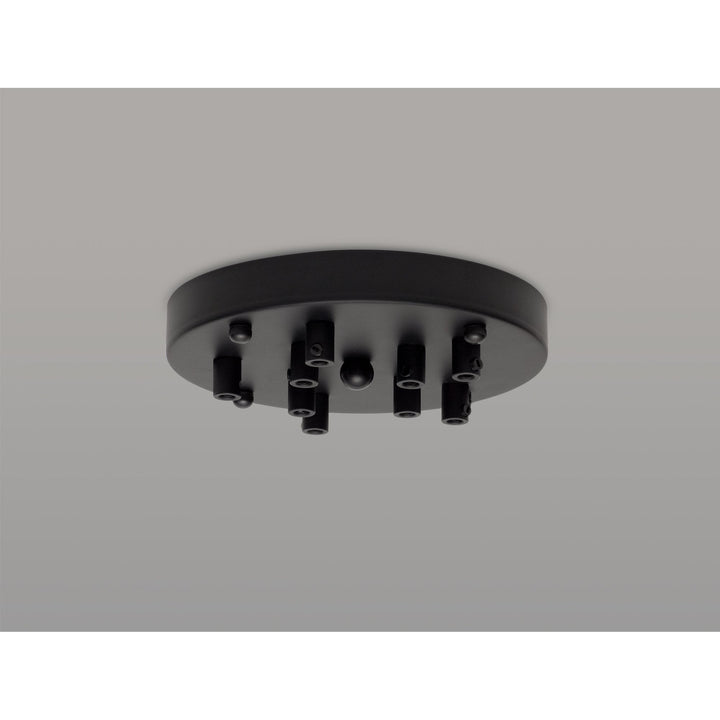 Nelson Lighting NL81629 Apollo 9 Hole Canopy Kit Kit Black