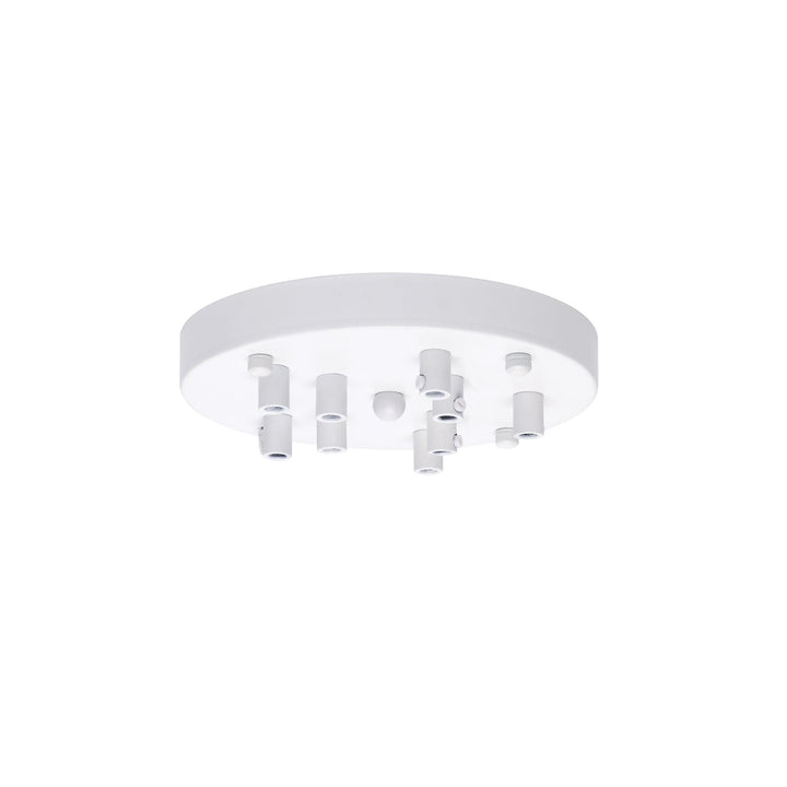 Nelson Lighting NL81639 Apollo 9 Hole Canopy Kit Kit White