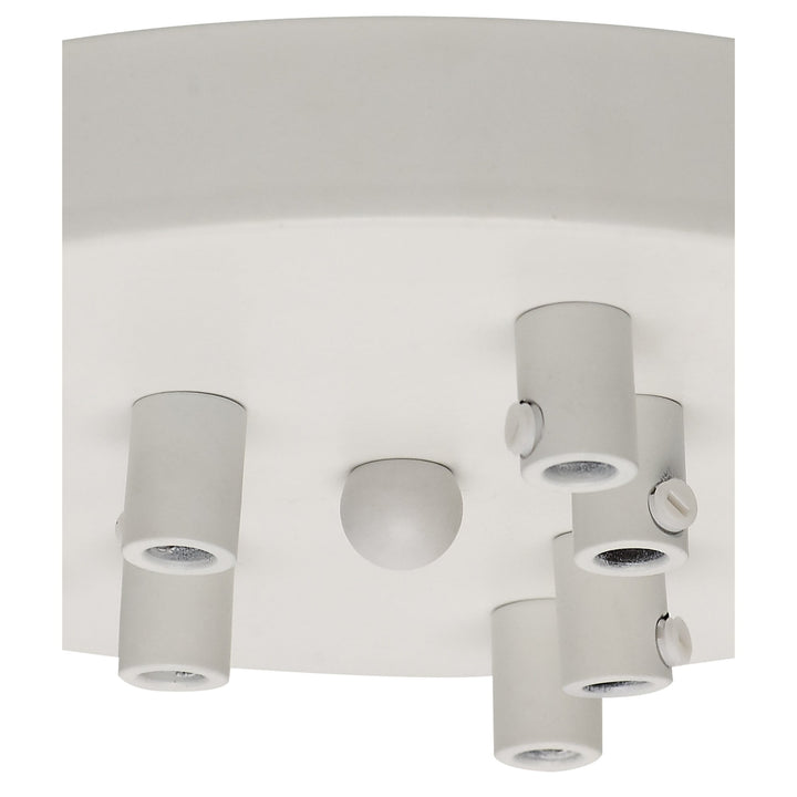 Nelson Lighting NL81639 Apollo 9 Hole Canopy Kit Kit White