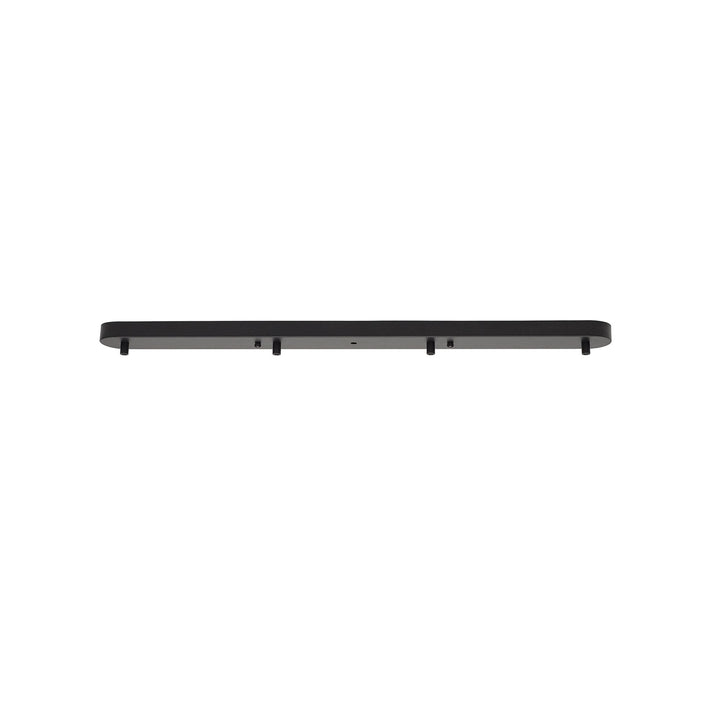 Nelson Lighting NL81649 Apollo 4 Hole 800mm Black Canopy Kit