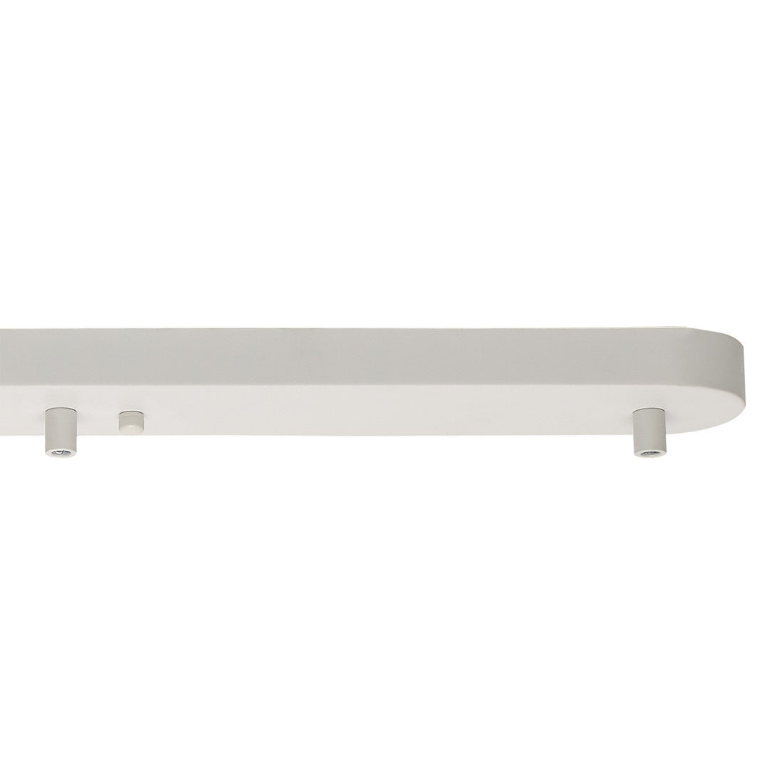 Nelson Lighting NL81659 Apollo 4 Hole 800mm White Canopy Kit