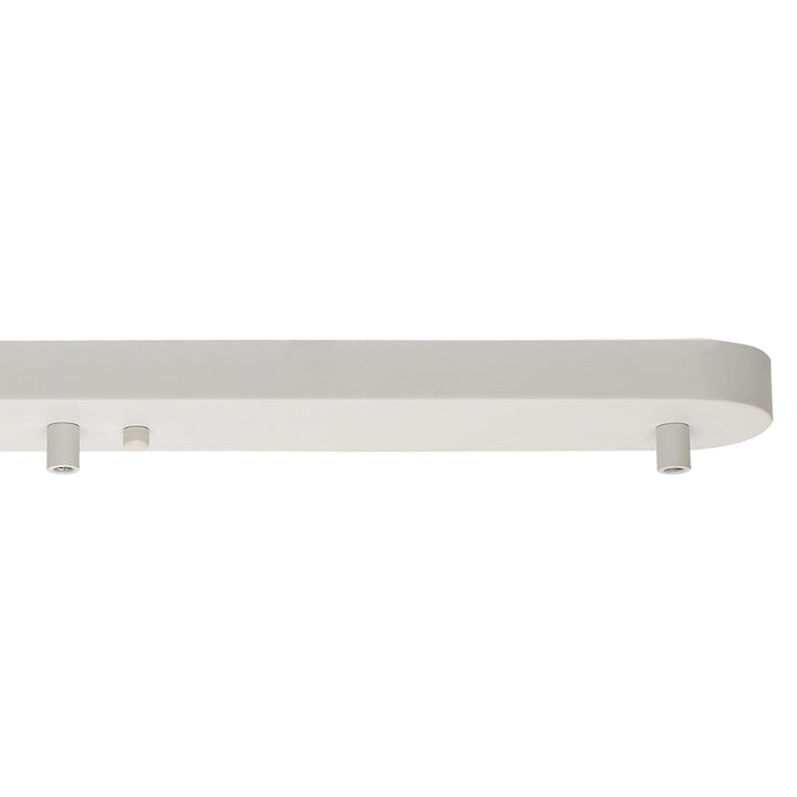 Nelson Lighting NL81659 Apollo 4 Hole 800mm White Canopy Kit