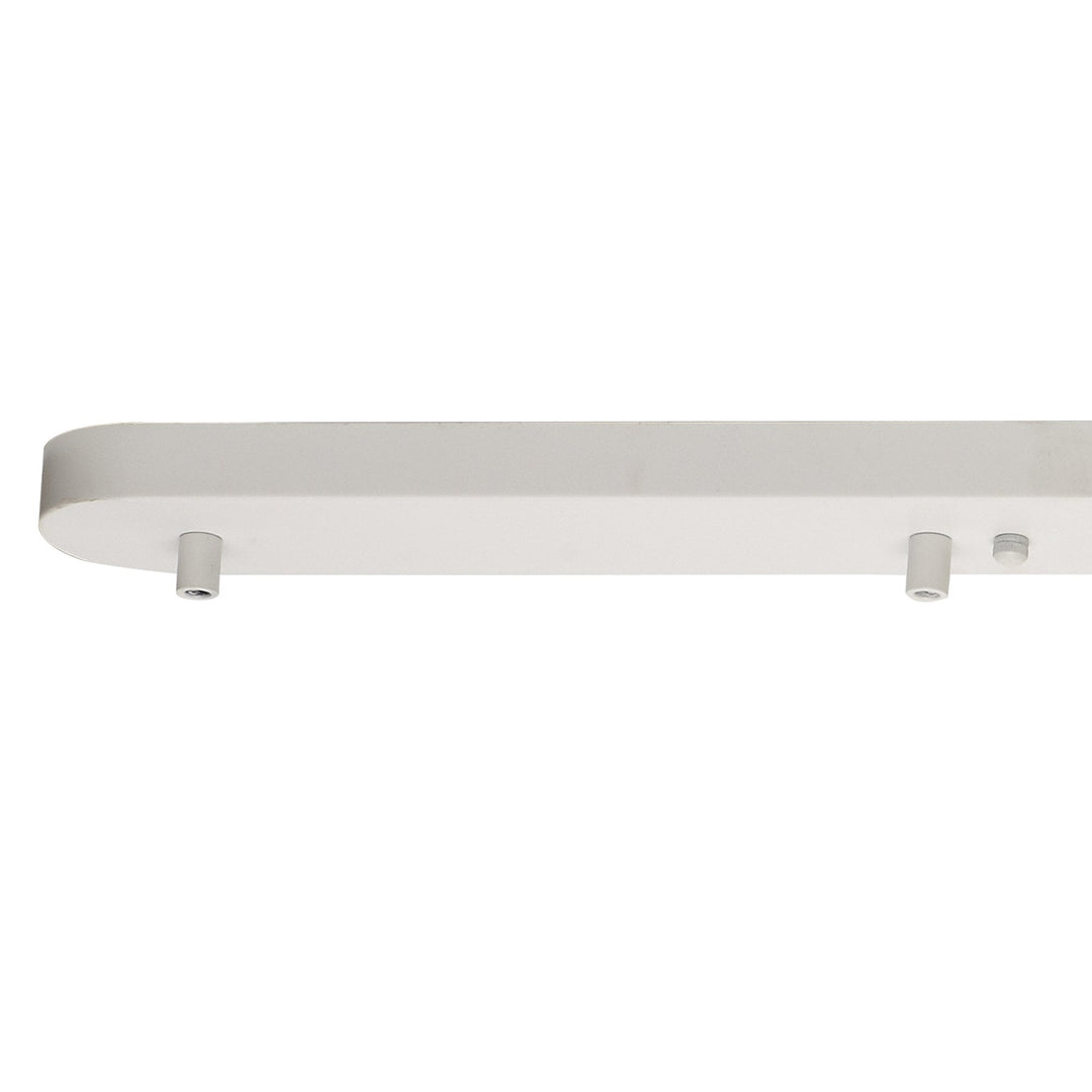 Nelson Lighting NL81679 Apollo 5 Hole 1000mm White Canopy Kit