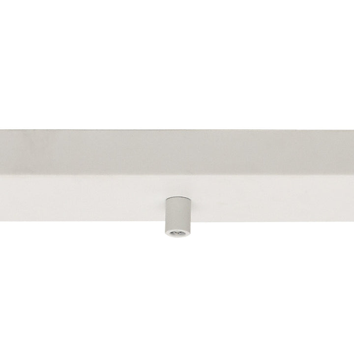 Nelson Lighting NL81679 Apollo 5 Hole 1000mm White Canopy Kit