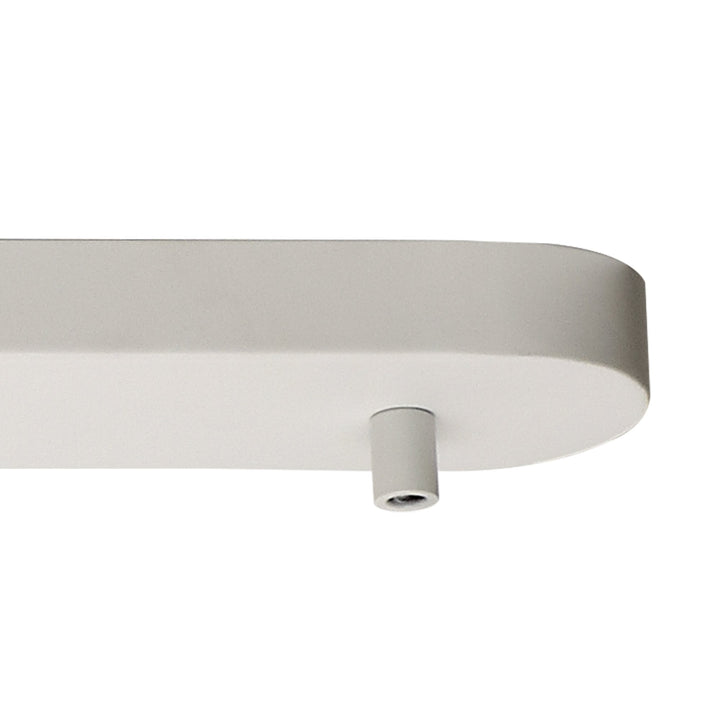 Nelson Lighting NL81679 Apollo 5 Hole 1000mm White Canopy Kit