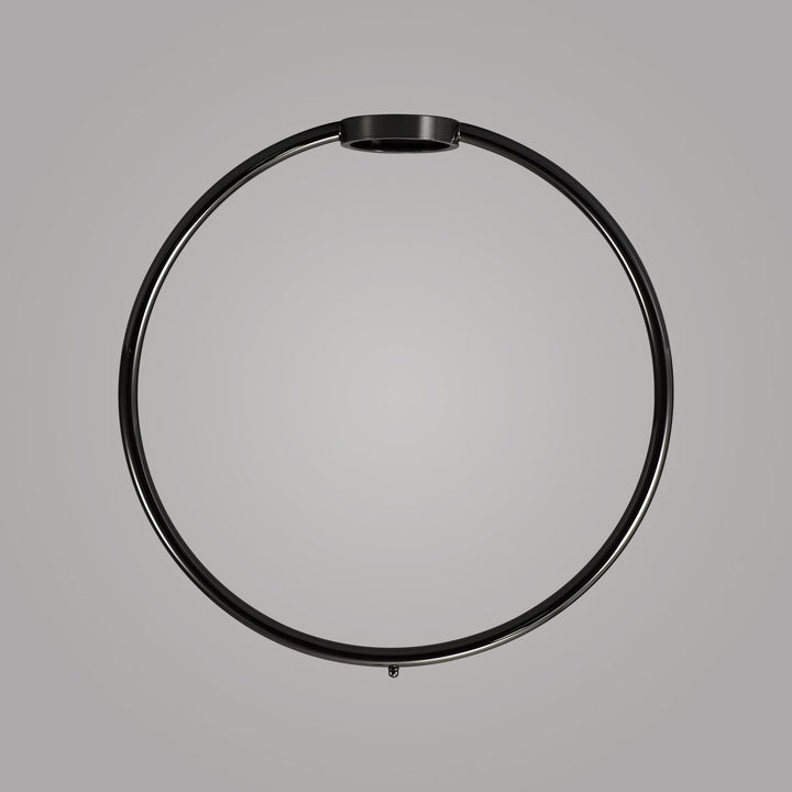 Nelson Lighting NL85919 Apollo 230mm Ring Black Chrome