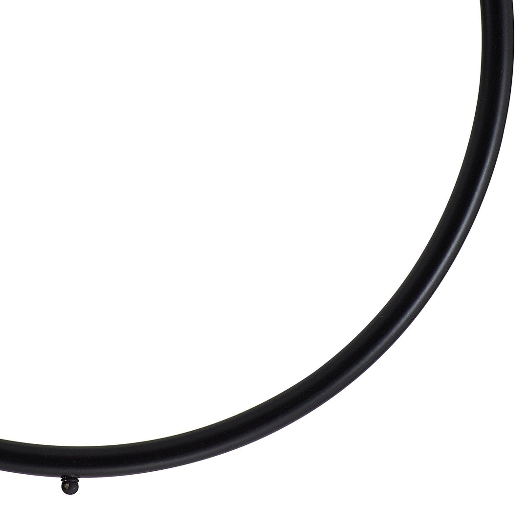 Nelson Lighting NL85939 Apollo 230mm Ring Matt Black