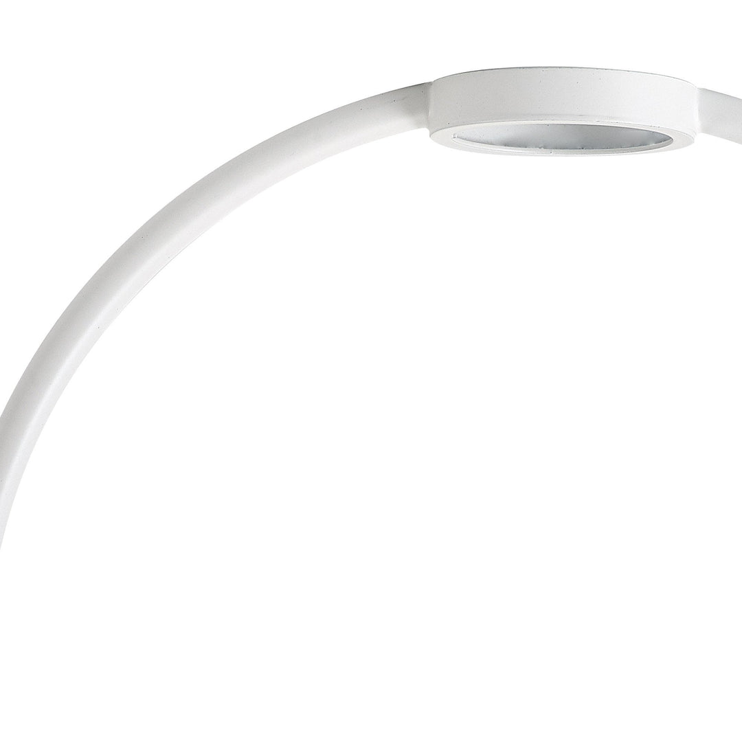 Nelson Lighting NL85949 Apollo 230mm Ring Matt White