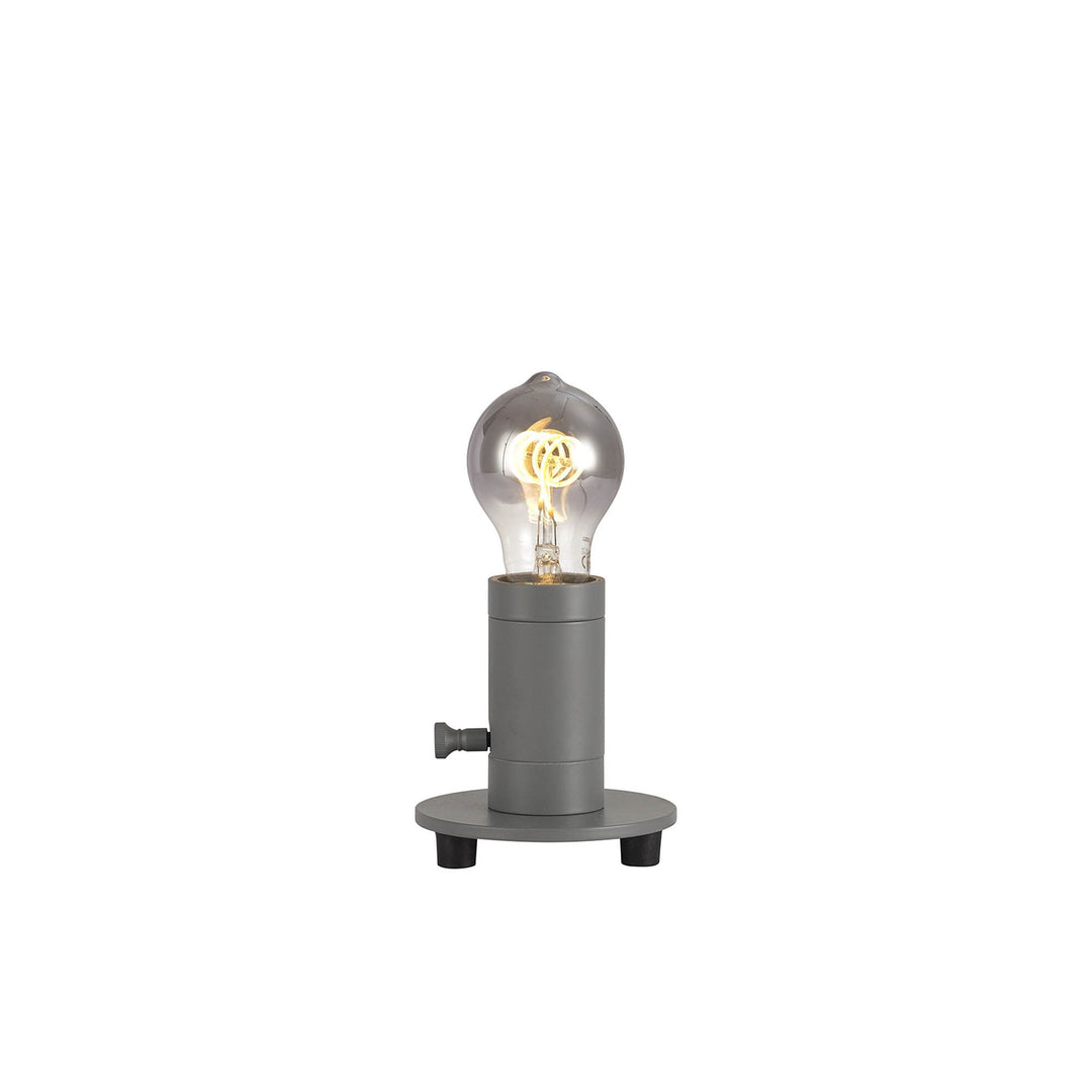 Nelson Lighting NL90219 Apollo 1 Light Table Lamp Cool Grey Grey