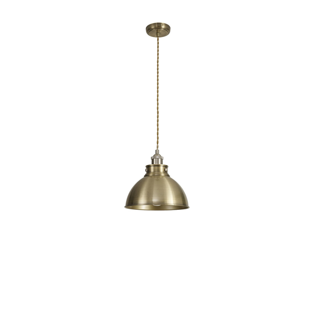 Nelson Lighting NL85379 | Corfu Pendant | Dual-Tone Antique Elegance