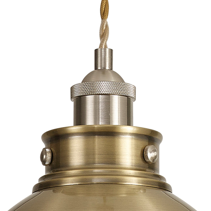 Nelson Lighting NL85379 | Corfu Pendant | Dual-Tone Antique Elegance