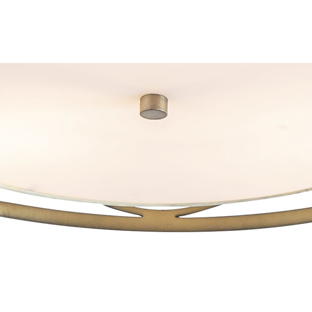 Nelson Lighting NL83659 Ebans 3 Light Pendant/Ceiling Light Aged Gold