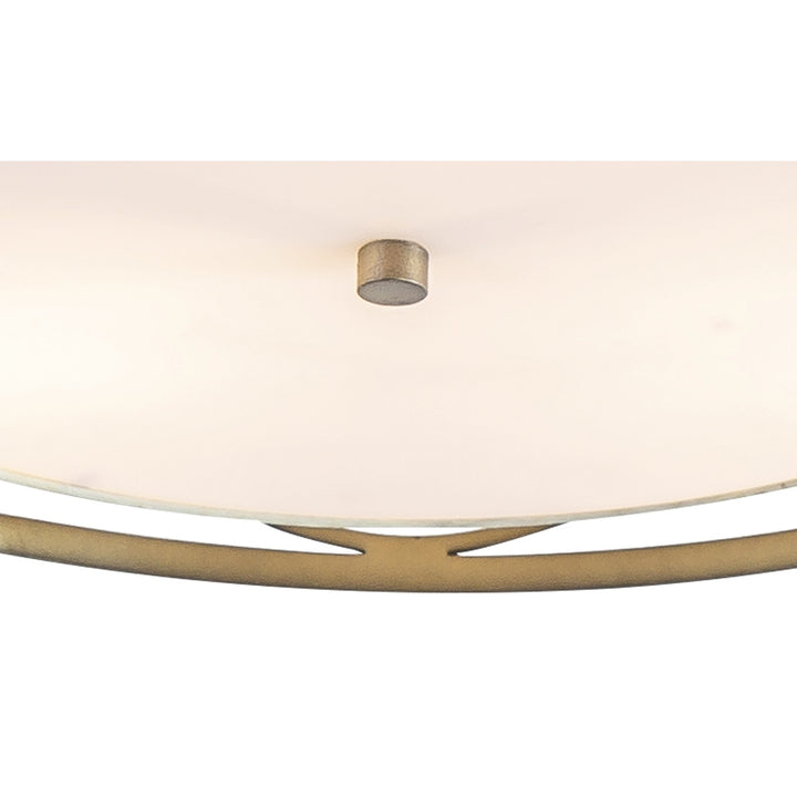 Nelson Lighting NL83659 Ebans 3 Light Pendant/Ceiling Light Aged Gold