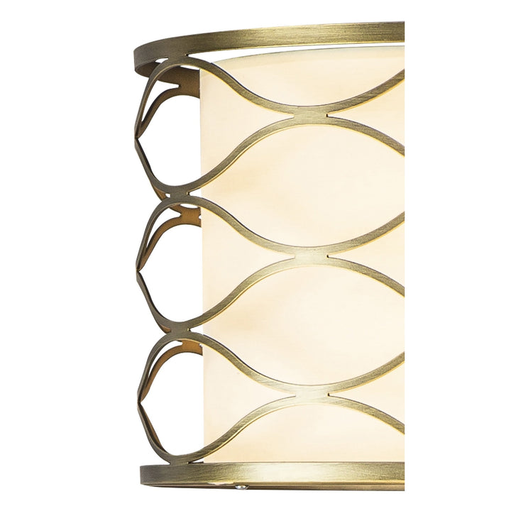 Nelson Lighting NL83709 Ebans 3 Light Floor Lamp Aged Gold