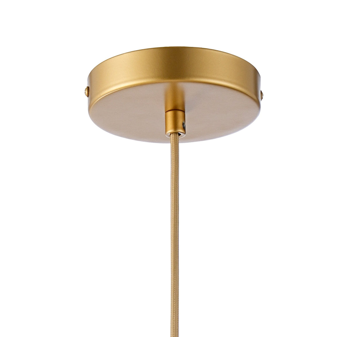 Nelson Lighting NL93859 Eros 1 Light Large Diamond Pendant Gold