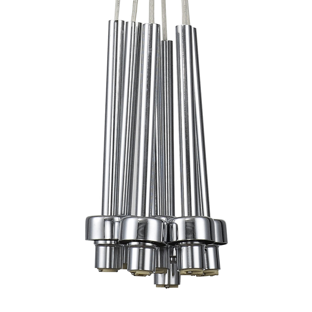 Nelson Lighting NL76089 Iona 7 Light Cluster Pendant Polished Chrome