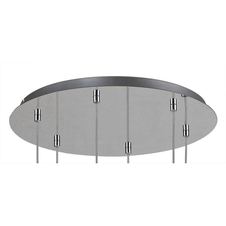 Nelson Lighting NL76129 Iona 6 Light Round Pendant Polished Chrome