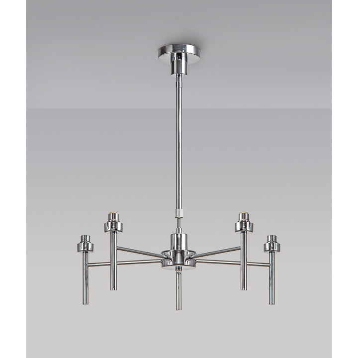 Nelson Lighting NL76169 Iona 5 Light Ceiling Light Polished Chrome