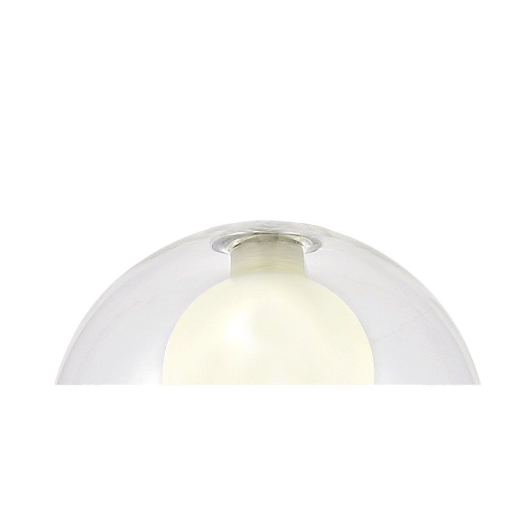 Nelson Lighting NL76389 Iona Shade Clear Frosted White