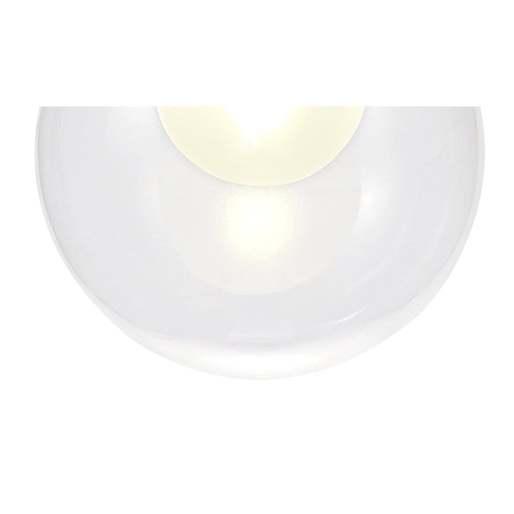 Nelson Lighting NL76389 Iona Shade Clear Frosted White