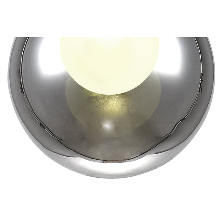 Nelson Lighting NL76399 Iona Shade Chrome Frosted White