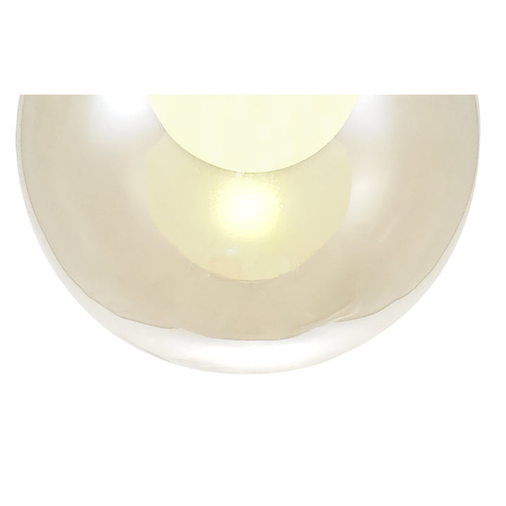 Nelson Lighting NL76429 Iona Shade Cognac Frosted White