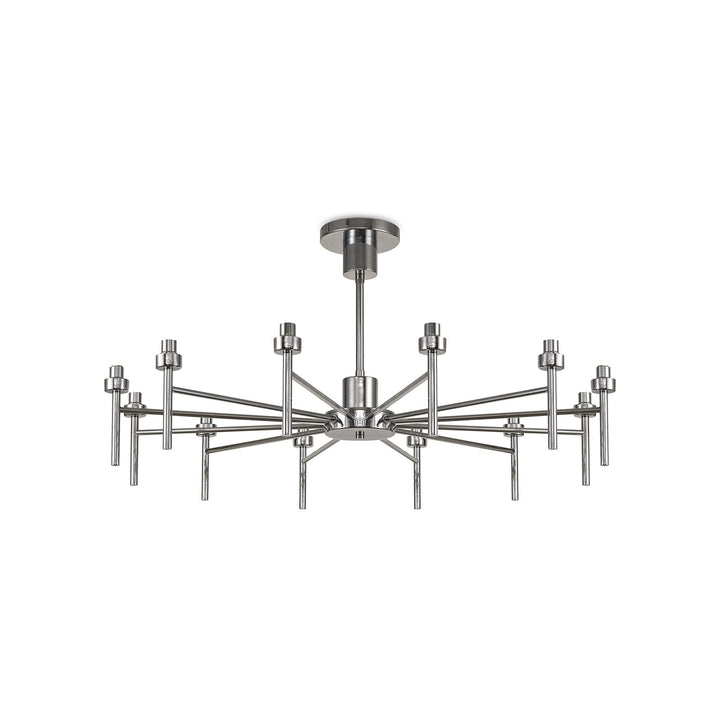 Nelson Lighting NL80649 Iona 12 Light Ceiling Light Polished Chrome