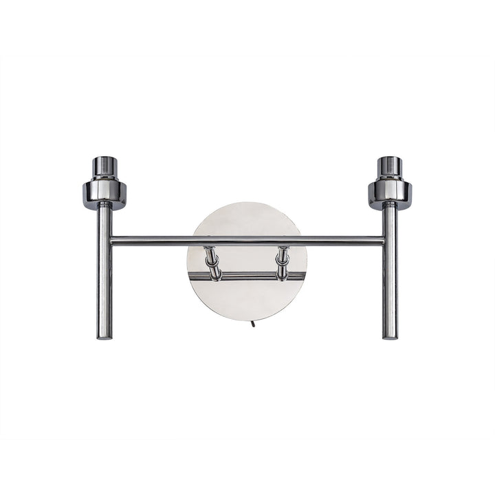 Nelson Lighting NL80669 Iona 2 Light Wall Light Polished Chrome