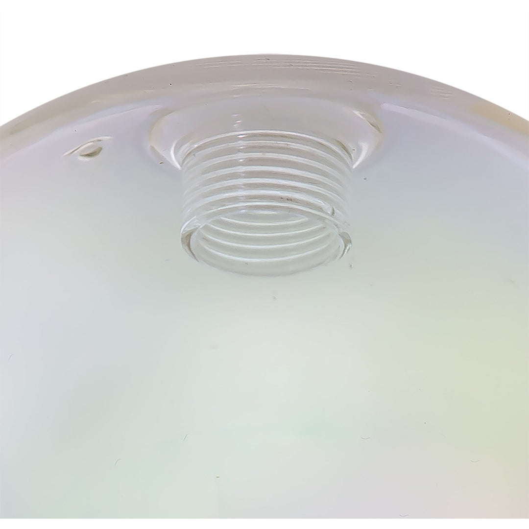 Nelson Lighting NL83009 Iona Shade 7 Colour Iridescent Frosted White