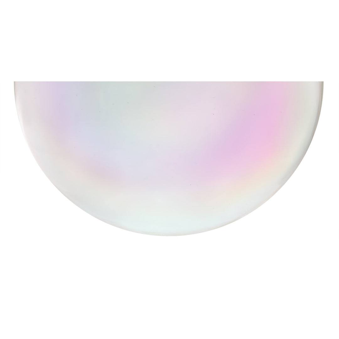 Nelson Lighting NL83009 Iona Shade 7 Colour Iridescent Frosted White