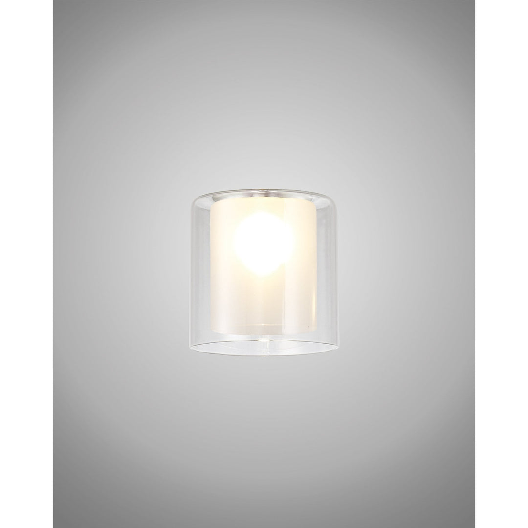 Nelson Lighting NL84059 Iona Shade Frosted Clear