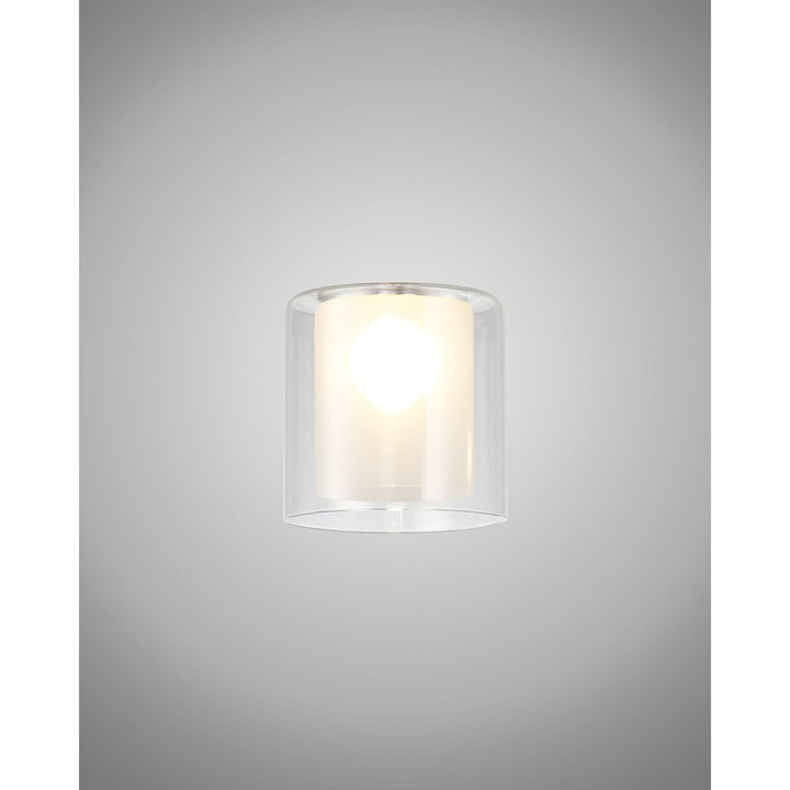 Nelson Lighting NL84059 Iona Shade Frosted Clear