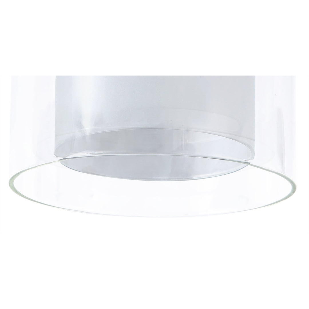 Nelson Lighting NL84059 Iona Shade Frosted Clear