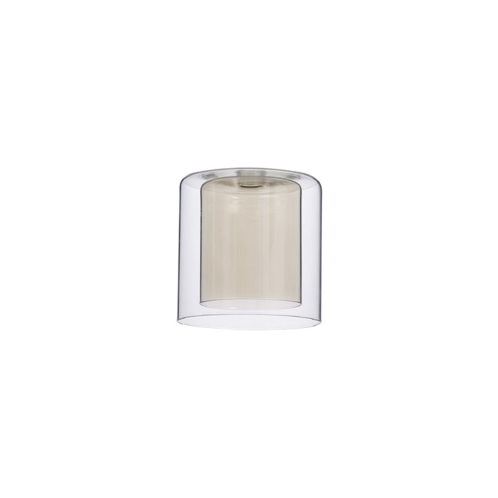 Nelson Lighting NL84129 Iona Shade Cognac Clear