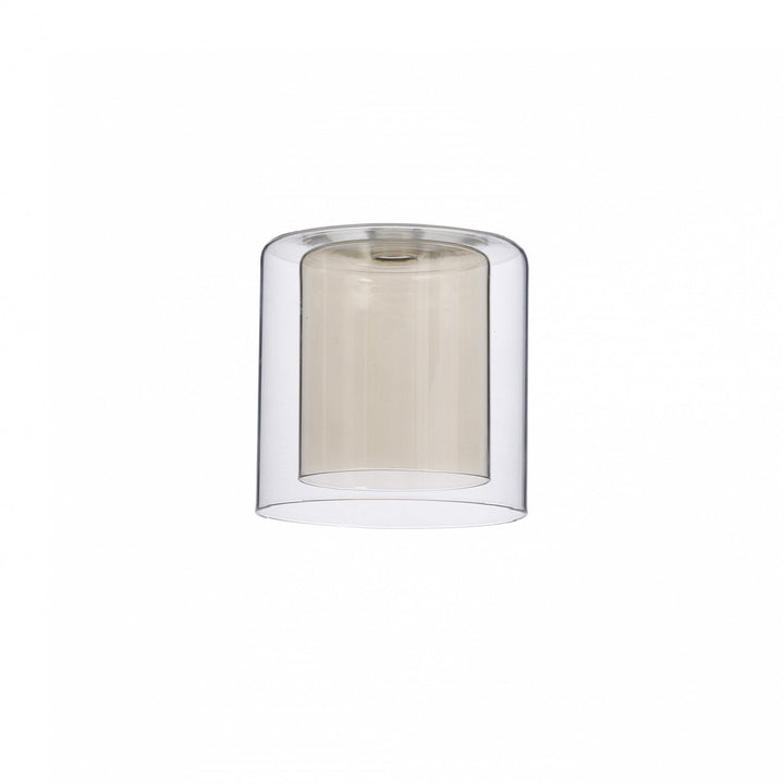 Nelson Lighting NL84129 Iona Shade Cognac Clear