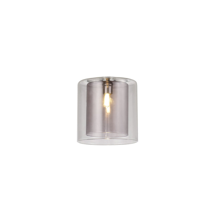 Nelson Lighting NL84139 Iona Shade Smoked Clear