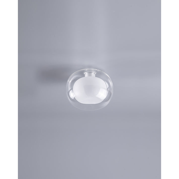 Nelson Lighting NL84579 Iona Shade Frosted Clear