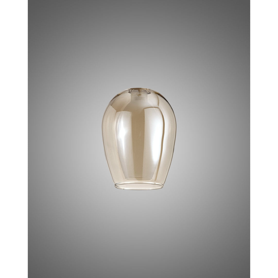 Nelson Lighting NL8458/CG9 Iona Shade Cognac Frosted White