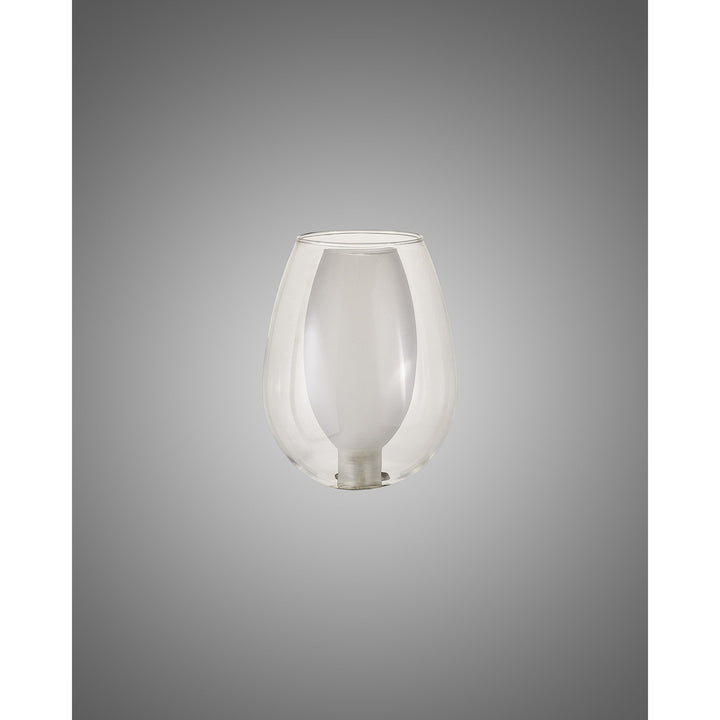 Nelson Lighting NL8458/CL9 Iona Shade Clear Frosted White