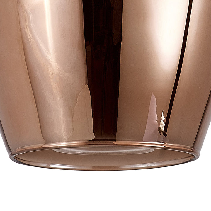 Nelson Lighting NL8458/CU9 Iona Shade Copper Frosted White