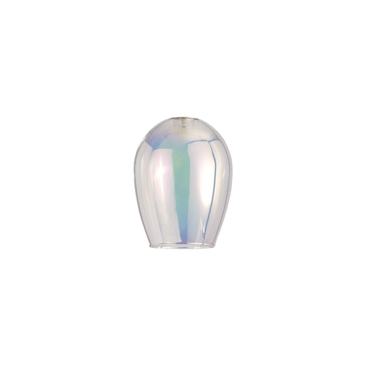 Nelson Lighting NL8458/IR9 Iona Shade 7 Colour Iridescent Frosted White