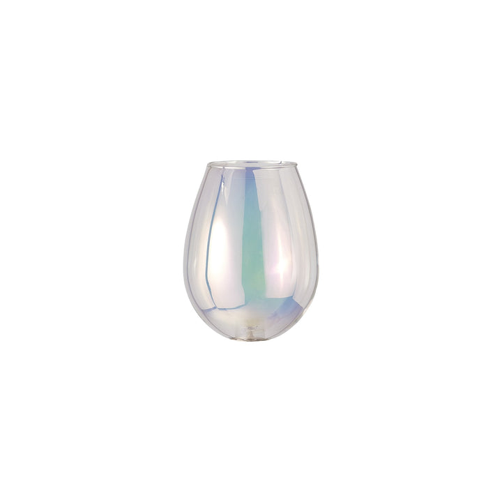 Nelson Lighting NL8458/IR9 Iona Shade 7 Colour Iridescent Frosted White