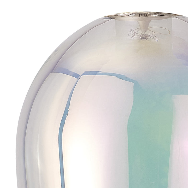 Nelson Lighting NL8458/IR9 Iona Shade 7 Colour Iridescent Frosted White