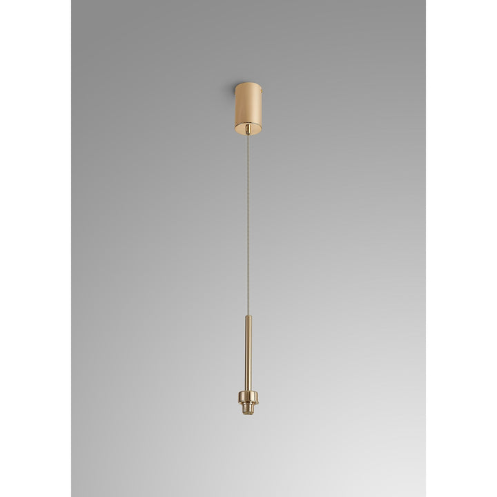 Nelson Lighting NL84679 Iona 1 Light Pendant French Gold