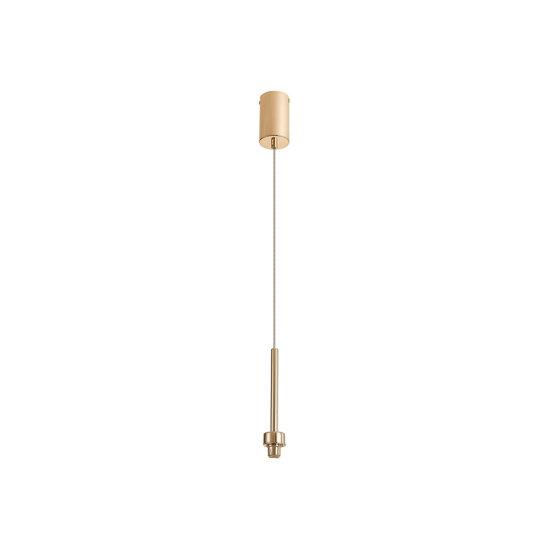 Nelson Lighting NL84679 Iona 1 Light Pendant French Gold