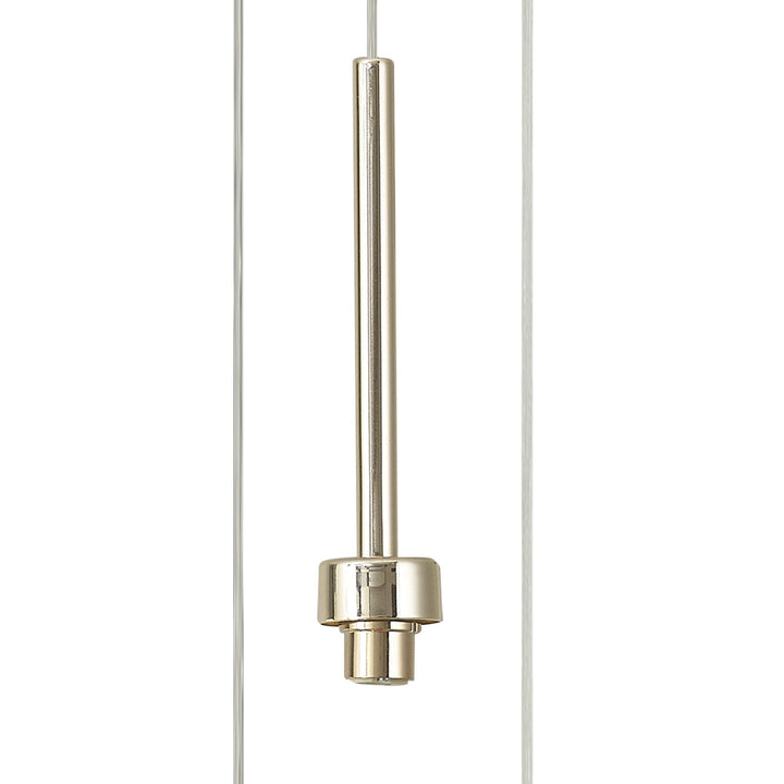 Nelson Lighting NL84739 Iona 6 Light Linear Pendant French Gold Matt Gold