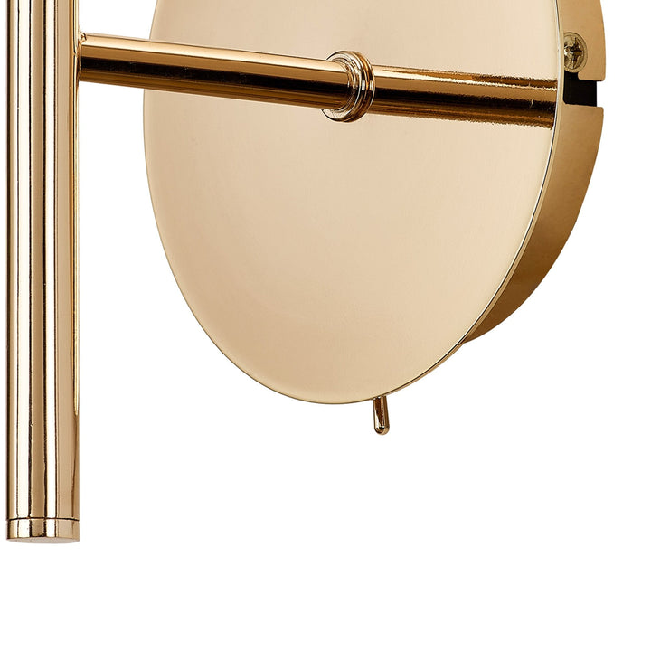 Nelson Lighting NL84819 Iona 1 Light Wall Light French Gold